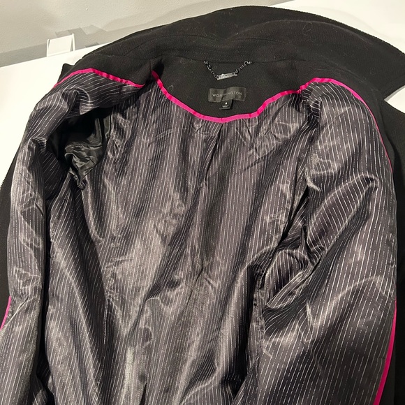 Worthington Black Wool Coat - Picture 11 of 11